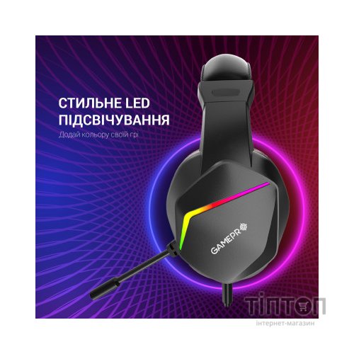 Навушники GamePro HS311 RGB Black/Red (HS311)