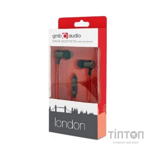 Навушники Gembird MHS-EP-LHR Black (MHS-EP-LHR)