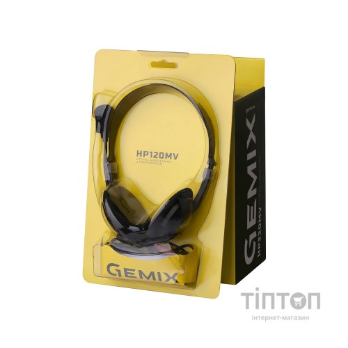 Навушники Gemix HP-120MV Black (HP-120MV)
