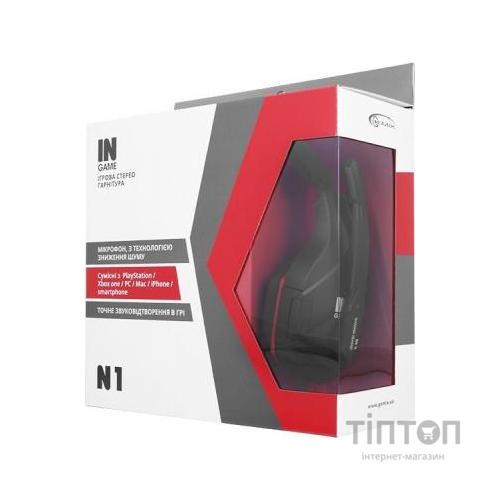 Навушники Gemix N1 Black-Red Gaming