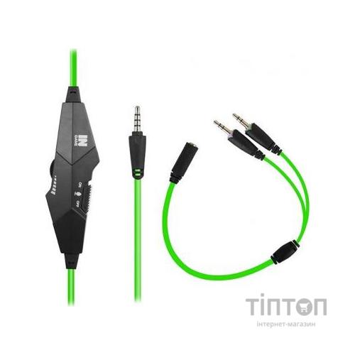Навушники Gemix N3 Black-Green Gaming