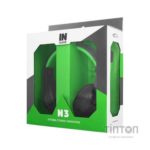 Навушники Gemix N3 Black-Green Gaming