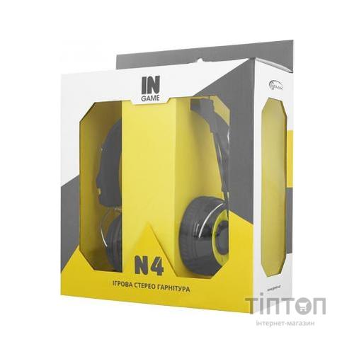 Навушники Gemix N4 Black-Yellow Gaming