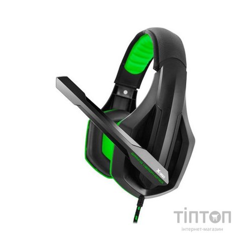 Навушники Gemix X-350 black-green