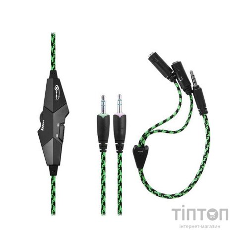Навушники Gemix X-350 black-green