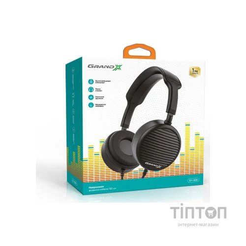 Навушники Grand-X EH-86B Black (EH-86B)