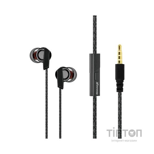 Навушники Grand-X EP-66B Black (EP-66B)