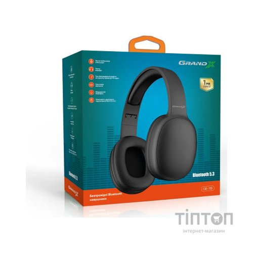 Навушники Grand-X GB-11B Black (GB-11B)