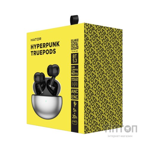 Навушники Hator Hyреrpunk Truepods Black (HTA-430)