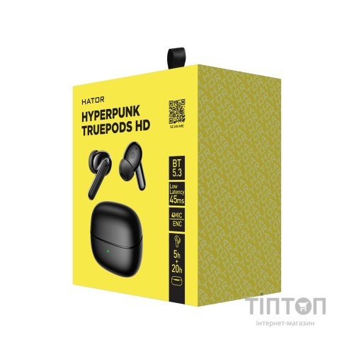 Навушники Hator Hyреrpunk Truepods HD Black (HTA-435)