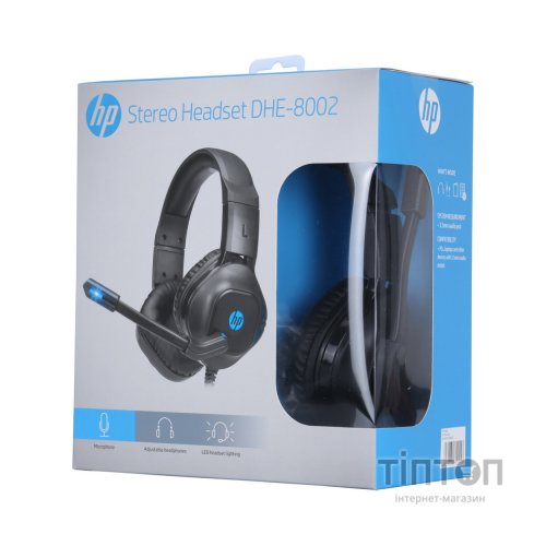 Навушники HP DHE-8002 Gaming Headset Red LED Black (DHE-8002)