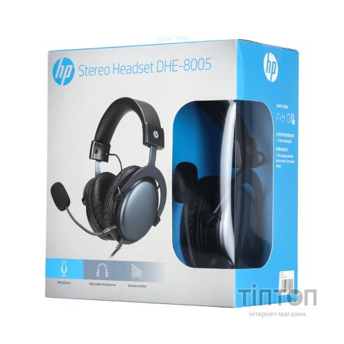 Навушники HP DHE-8005 Gaming Red LED Black (DHE-8005)