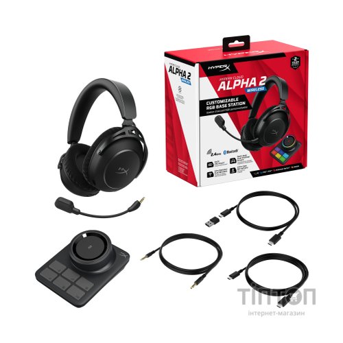 Навушники HyperX Cloud Alpha 2 Wireless Black (AJ5C7AA)