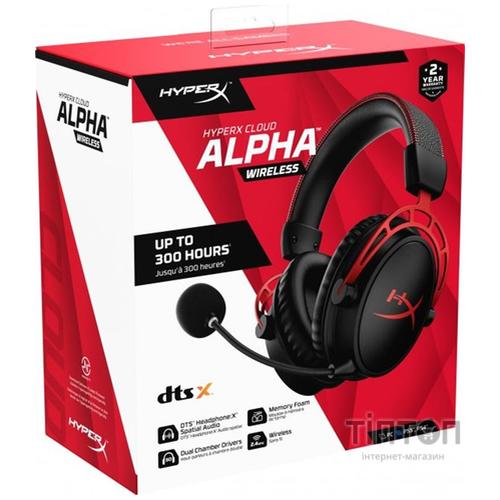 Навушники HyperX Cloud Alpha Wireless Black (4P5D4AA)