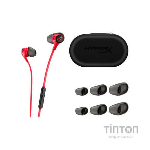 Навушники HyperX Cloud Earbuds II Red (705L8AA)