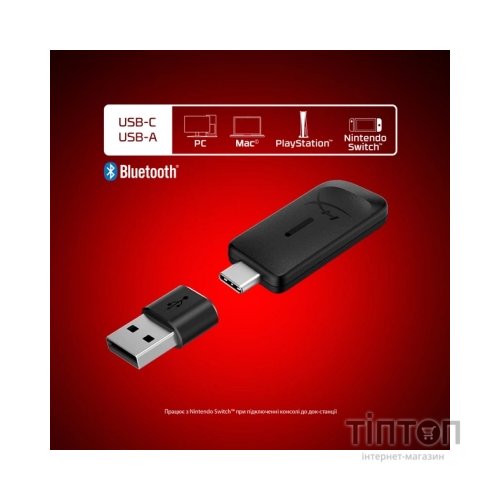 Навушники HyperX Cloud Flight 2 Wireless Black (B5VC4AA)