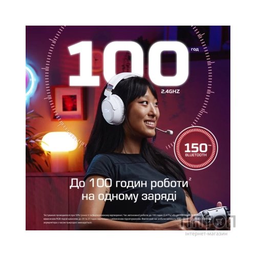 Навушники HyperX Cloud Flight 2 Wireless White (B5VC5AA)
