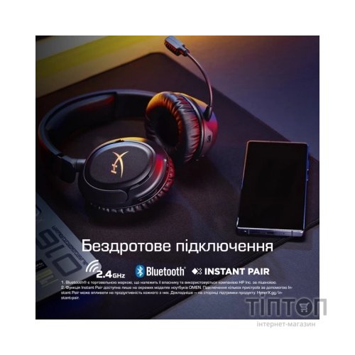 Навушники HyperX Cloud Flight 2 Wireless White (B5VC5AA)