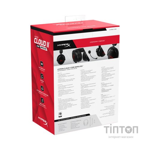 Навушники HyperX Cloud II Core Wireless Black (6Y2G8AA)