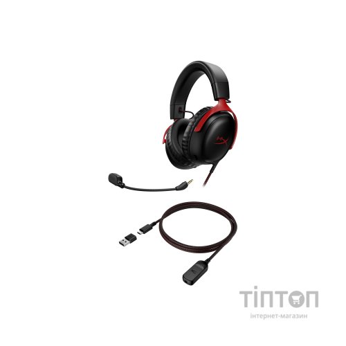 Навушники HyperX Cloud III Black-Red (727A9AA)