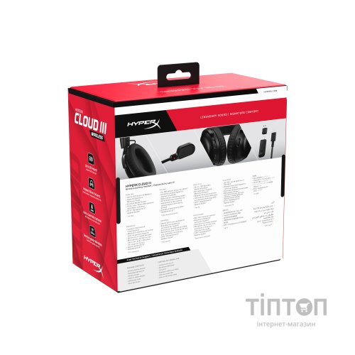 Навушники HyperX Cloud III Wireless Black (77Z45AA)