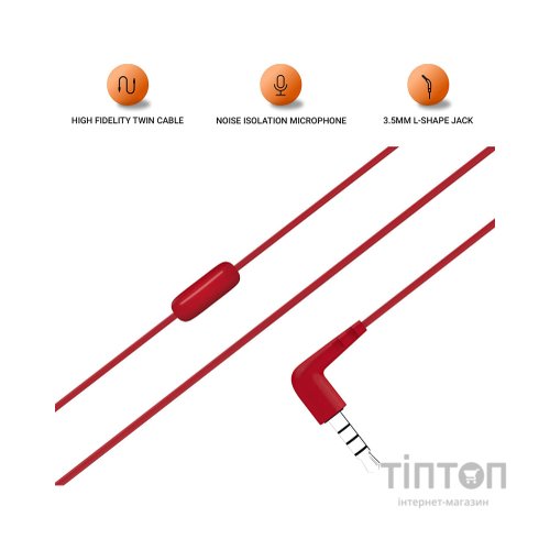 Навушники JBL C50 HI Red (JBLC50HIRED)