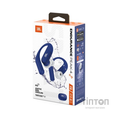 Навушники JBL Endurance Peak 4 Blue (JBLENDUPEAK4BLU)