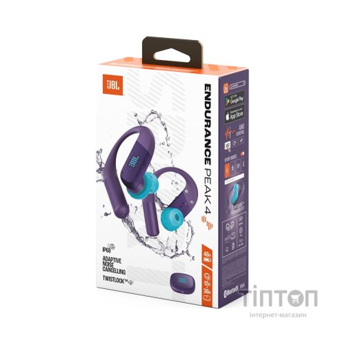 Навушники JBL Endurance Peak 4 Purple (JBLENDUPEAK4PUR)