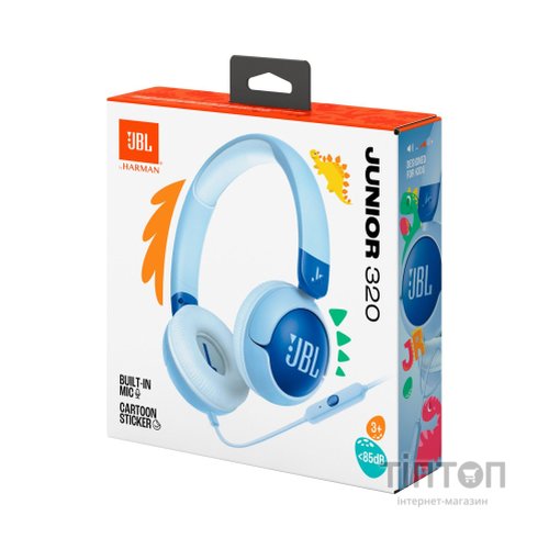 Навушники JBL JR 320 Blue (JBLJR320BLU)