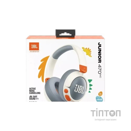 Навушники JBL JR 470 NC White (JBLJR470NCWHT)