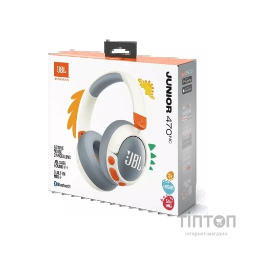 Навушники JBL JR 470 NC White (JBLJR470NCWHT)
