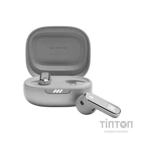 Навушники JBL Live Flex Silver (JBLLIVEFLEXSVR)
