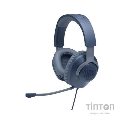 Навушники JBL Quantum 100 Blue (JBLQUANTUM100BLU)