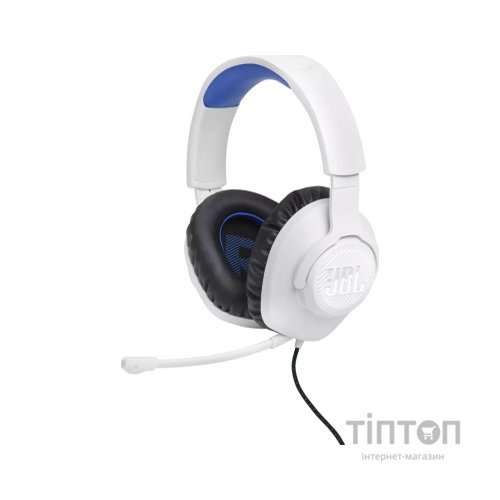 Навушники JBL Quantum 100P for PS White (JBLQ100PWHTBLU)