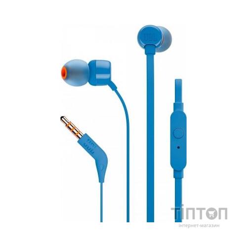 Навушники JBL T110 Blue (JBLT110BLU)