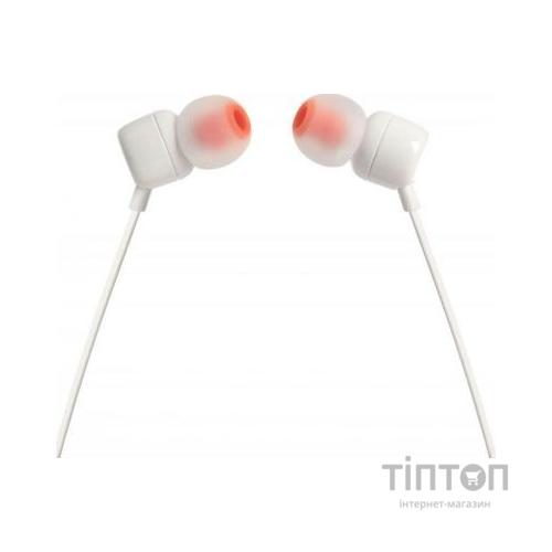 Навушники JBL T110 White (T110WHT)