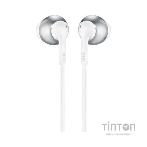 Навушники JBL T205 Silver (JBLT205CRM)