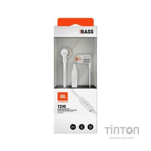 Навушники JBL T210 Grey (JBLT210GRY)