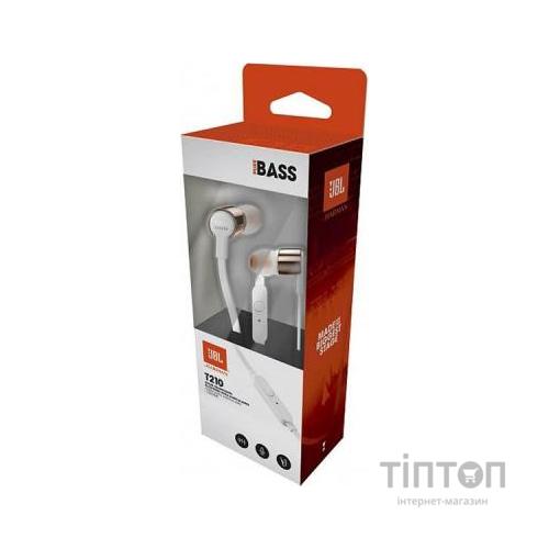 Навушники JBL T210 Rose Gold (JBLT210RGD)