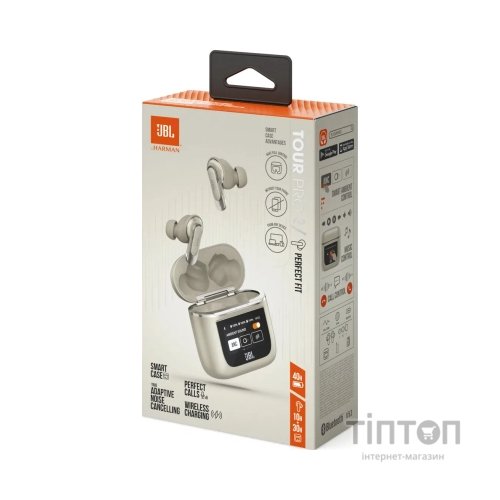 Навушники JBL Tour Pro 2 TWS Champagne (JBLTOURPRO2CPG)