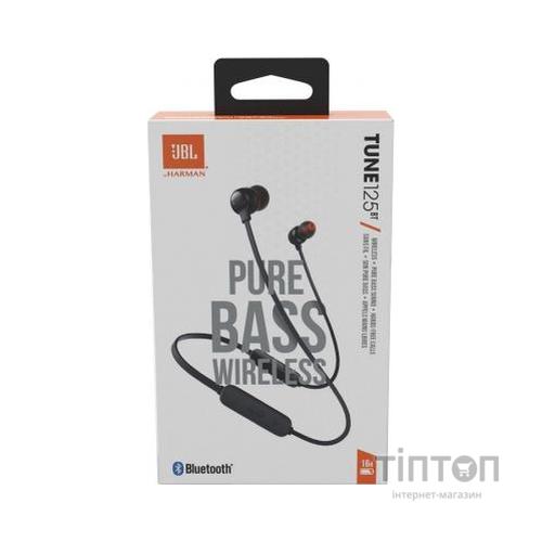 Навушники JBL Tune 125BT Black (JBLT125BTBLK)