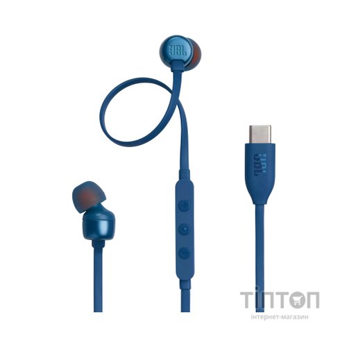 Навушники JBL Tune 310C USB-C Blue (JBLT310CBLU)