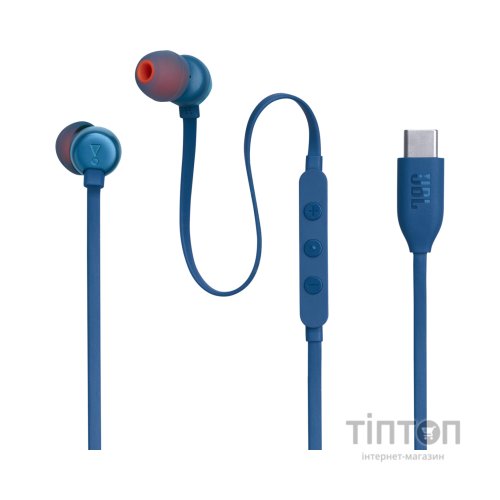 Навушники JBL Tune 310C USB-C Blue (JBLT310CBLU)