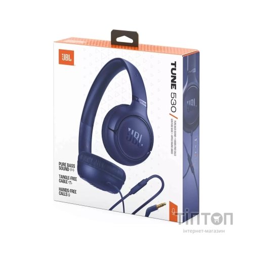 Навушники JBL Tune 530 Blue (JBLT530BLU)