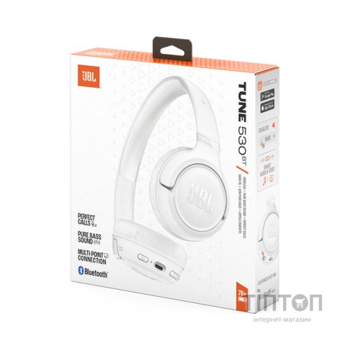 Навушники JBL Tune 530BT White (JBLT530BTWHTEU)