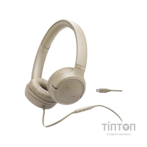 Навушники JBL Tune 530c USB-C Beige (JBLT530CBEG)