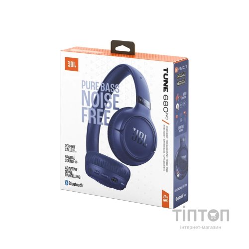 Навушники JBL Tune 680 NC Blue (JBLT680NCBLU)