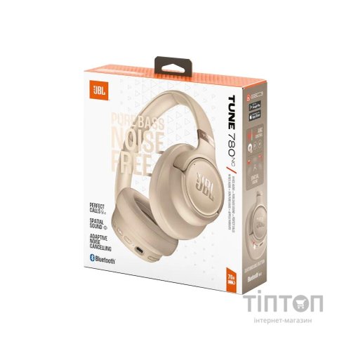 Навушники JBL Tune 780 NC Beige (JBLT780NCBEG)