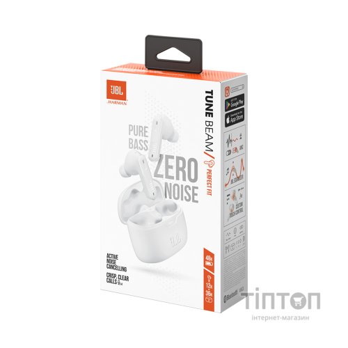 Навушники JBL Tune Beam White (JBLTBEAMWHT)