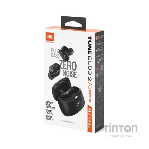 Навушники JBL Tune Buds 2 Black (JBLTBUDS2BLK)
